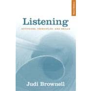 Listening: Attitudes, Principles, And Skills 9780205453566