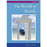 The World of Words: Vocabulary for College Success, 8th Edition 9781133373568