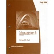 Study Guide to accompany Management 9780324303582