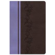 KJV Rainbow Study Bible, Brown/Lavender LeatherTouch, Indexed 9781433613593