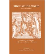 Bible Study Notes