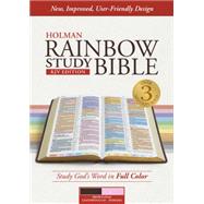 KJV Rainbow Study Bible, Brown/Pink LeatherTouch, Indexed 9781433613609