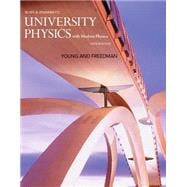 University Physics with Modern Physics 9780321973610