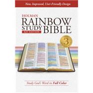 KJV Rainbow Study Bible, Jacketed Hardcover, Indexed 9781433613616