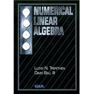 Numerical Linear Algebra 9780898713619