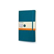 Moleskine Classic Colored Notebook, Large, Ruled, Underwater Blue 9788867323630