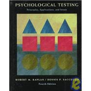 Psychological Testing : Principles, Applications, and Issues