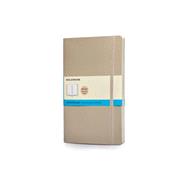 Moleskine Classic Colored Notebook, Large, Dotted, Khaki Beige 9788867323661