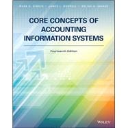 CORE CONCEPTS OF ACCOUNTING INFORMATION SYSTEMS 9781119373667