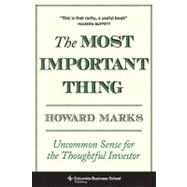 The Most Important Thing 9780231153683