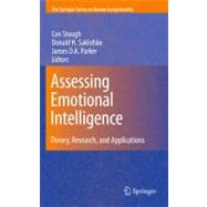 Assessing Emotional Intelligence: Theory, Research, and Applications 9780387883694