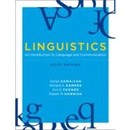 Linguistics: An Introduction to Language and Communication 9780262513708