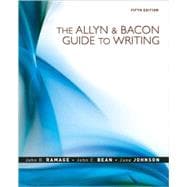 MyCompLab NEW with Pearson eText Student Access Code Card for the Allyn and Bacon Guide to Writing (standalone) 9780205653713