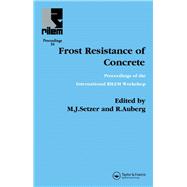 Frost Resistance of Concrete 9780367863746