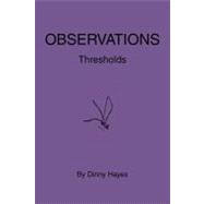 Observations : Thresholds