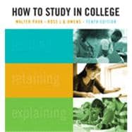 How to Study in College, 10th Edition 9781133373773