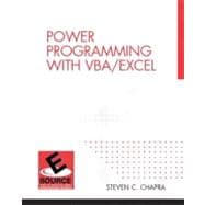 Power Programming with VBA/Excel