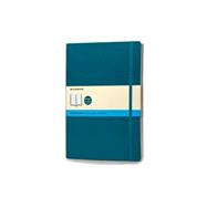 Moleskine Classic Colored Notebook, Extra Large, Dotted, Underwater Blue 9788867323791