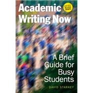 Academic Writing Now 9781554813803