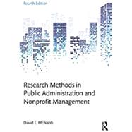 Research Methods in Public Administration and Nonprofit Management 9781138743809