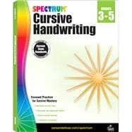 Spectrum Cursive Handwriting, Grades 3-5 9781483813813