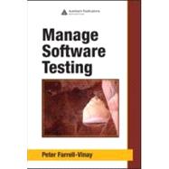 Manage Software Testing