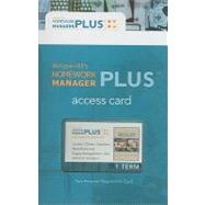 Homework Manager Plus Code Card-Standalone 9780073343860