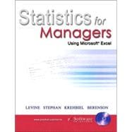 Statistics for Managers Using Microsoft Excel and Student CD Package 9780131073890