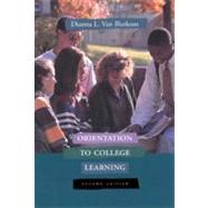 Orientation to College Learning 9780534523893