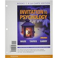 Invitation to Psychology, Books a la Carte Edition Plus NEW MyPsychLab with Pearson eText -- Access Card Packge 9780133873917