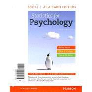 Statistics for Psychology, Books a la Carte Plus NEW MyStatLab with eText -- Access Card Package 9780205923922