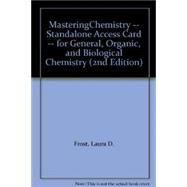 MasteringChemistry -- Standalone Access Card -- for General, Organic, and Biological Chemistry 9780321833938