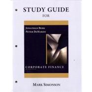 Study Guide for Corporate Finance 9780136103950
