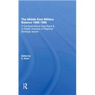 The Middle East Military Balance 1988-1989 9780367293956