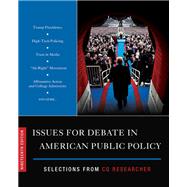 Issues for Debate in American Public Policy 9781544303970