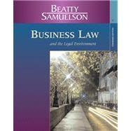 Business Law and the Legal Environment, Standard Edition 9780324303971