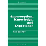 Apperception, Knowledge, And Experience
