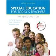 Special Education for Today's Teachers An Introduction 9780137033973