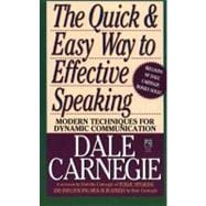 The Quick and Easy Way to Effective Speaking 9780671724009