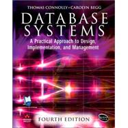 DataBase Systems : A Practical Approach to Design, Implementation and Management 9780321294012