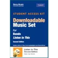 Sony Music Download Access Card for Listen to This 9780205214013