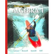 Algebra 1, Grade 9: Mcdougal Littell High School Math 9780618594023