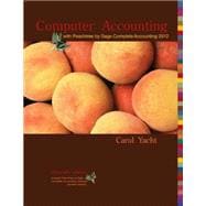 Computer Accounting with Peachtree Complete by Sage Complete Accounting 2012 CD 9780077634025