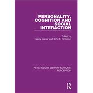 Personality, Cognition and Social Interaction 9781138694033