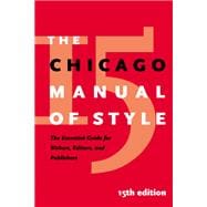 The Chicago Manual of Style 9780226104034