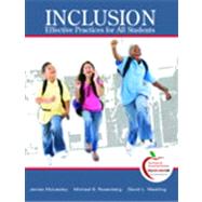 Inclusion Highly Effective Practices for All Students 9780135154038