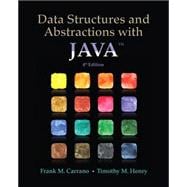 Data Structures and Abstractions with Java 9780133744057