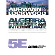 Algebra: Introductory and Intermediate: An Applied Approach, 5th Edition 9781133374060