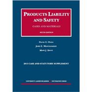 Products Liability and Safety 9781609304065
