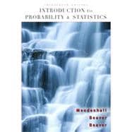 Introduction to Probability and Statistics, 13th Edition 9781133384076